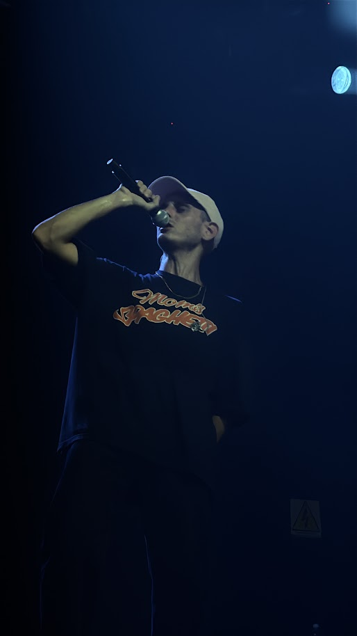 LANDMVRKS durante primeiro show no Brasil no Carioca Club em São Paulo